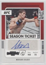 2022 Panini Chronicles UFC Contenders Season Ticket Movsar Evloev Rookie Auto RC