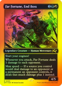 MTG FOIL Far Fortune, End Boss First Place Foil - Aetherdrift #480 - Bild 1 von 1