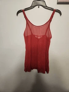 Victoria's Secret Size XS Sheer Red BabyDoll Chemise Slip Nightie - Picture 1 of 4
