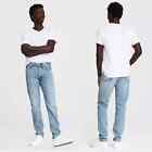 Rag & Bone Men’s Light Wash Carver Fit 2 Slim Jeans Button Fly 32