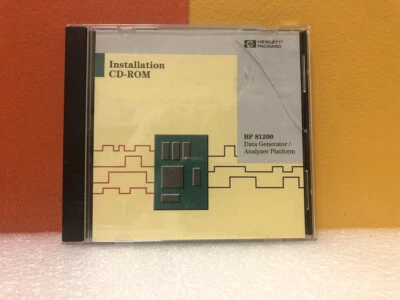 HP E4873-10001 81200 Data Generator/Analyzer Platform Installation CD Software - Image 1 of 2