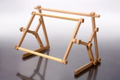 Adjustable Cross Stitch Wood Embroidery Stand Oriole Tapestry Wood Scroll Frame - Image 1 of 4