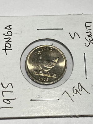 1975 Tonga 5 Seniti - Image 1 of 2