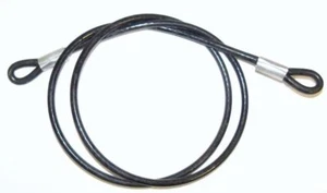 VINYL COATED 37" BLACK LOCK CABLE BIKE PARTS 259 - Picture 1 of 1