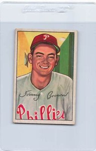 1952 Bowman #236 Tommy Brown Cubs VG/EX *DA-B6685