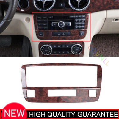 For Mercedes-Benz GLK 2013-2015 Agate Wood Central Control Navigation Frame Trim — 第 1/4 张图片