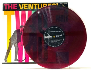 The Ventures - Twist Party - JAPAN VINYL RARE RED! - LR-7121 - Picture 1 of 5