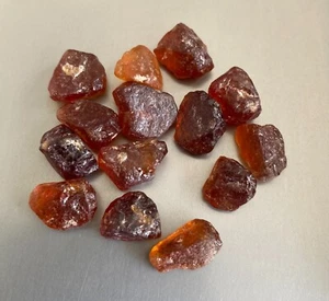Cool Lot 111 cts Natural Coca and Fanta Colour Hessonite Rough - Picture 1 of 5