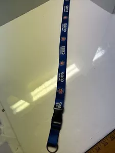 Chicago Cubs MLB Lanyard Clip Neck Tag Team Keychain for ID Keys 2014 - Picture 1 of 4