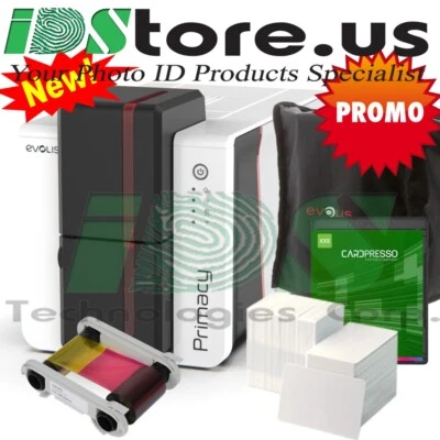 Evolis Primacy 2 Dual Side Expert Mag ISO Complete ID Card Printer Kit - Image 1 of 4