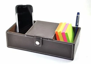 MEN Jewelry Dresser Desk Drawer Phone Key Valet Organizer Storage Tray Box cover - Picture 1 of 2