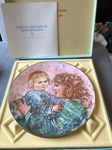 Edna Hibel Kathleen and Child Royal Doulton Collector Plate 1981