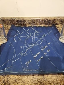 Two Johns Mining Co Survey Map Black Hills South Dakota Preston Gold Silver - Picture 1 of 12