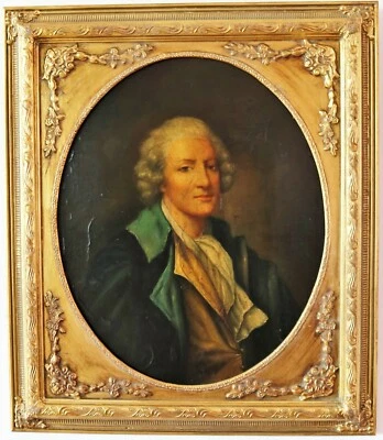 PEINTURE COPIE « AUTOPORTRAIT » DE JEAN-BAPTISTE GREUZE - Photo 1/4