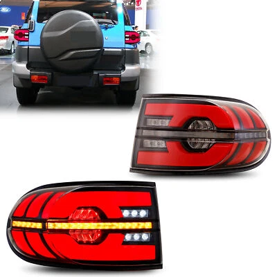 Luces traseras LED para Toyota FJ Cruiser 2007-2020 animación luces traseras transparentes Foto 1 de 4