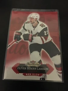 2016-17 Fleer Showcase Red Glow OLIVER EKMAN-LARSSON - Picture 1 of 1