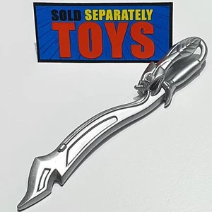 Power Rangers Jungle Fury Evil Space Alien ESPADA arma plateada accesorio - Imagen 1 de 7