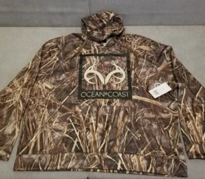 BNWT OCEAN AND COAST REAL TREE MAX-7 CAMO HUNTING HOODIE OUTDOORS MENS 3XL - Picture 1 of 11