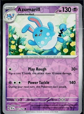Azumarill 065/162 Sv05: Temporal Forces Reverse Holo - Image 1 of 2