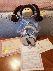 VTG Cabbage Patch Xavier Roberts Soft Sculpture Doll OLIVIA VICTORIA Original - Picture 1 of 10