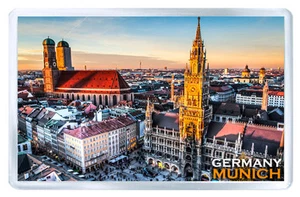 MUNICH GERMANY MOD3 FRIDGE MAGNET SOUVENIR IMAN NEVERA - Imagen 1 de 1