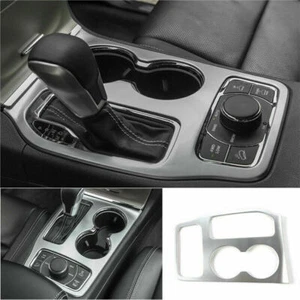 For Jeep Grand Cherokee 2017-2020 Silver Central Console Gear Shift Panel Cover - Picture 1 of 6