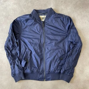 Burberrys Bomberjacke Damen Large leichter Nylon Windbreaker, navy - Bild 1 von 10