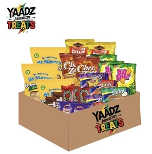 🇯🇲 Jamaikanischer Snack Variety Pack - 25 verschiedene Snacks - Karibische Leckereien - Bild 1 von 6