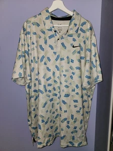 NWOT Nike Dri-Fit Multicolor Polo Shirt - Men's 2XL - SHARP! - Picture 1 of 5