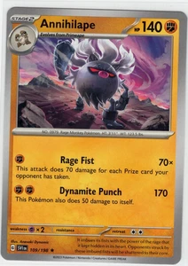 Annihilape 109/198 Scarlet & Violet Base Pokemon TCG Rare DECK EXCLUSIVE - Picture 1 of 1