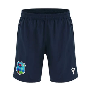 WEST INDIES CRICKET – TRAINING SHORTS BERMUDA PLAYER - MACRON - Season 2024/25 - Picture 1 of 4