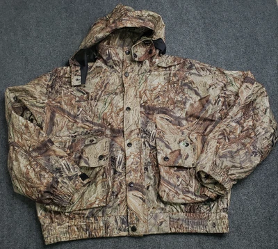 Chaqueta Mossy Oak Drystalker Para Hombres XXL Pato Ciego Camuflada - Solo Concha Foto 1 de 4