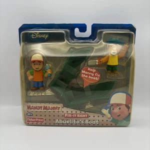 Disney Handy Manny Fix it Right Abuelito's Boat with figures, NIP, 2008 - Foto 1 di 2
