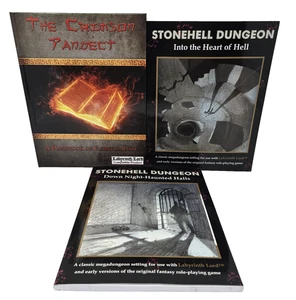 Stonehell Dungeon Heart Hell +Down Night Haunted +Crimson RPG OSR Labyrinth Lord - Picture 1 of 20