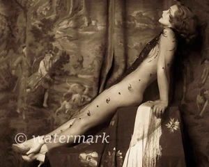 Ziegfeld Girl Glamour Foto - 8x10 - Vintage 20er Jahre Flapper Ära - Bild 1 von 1