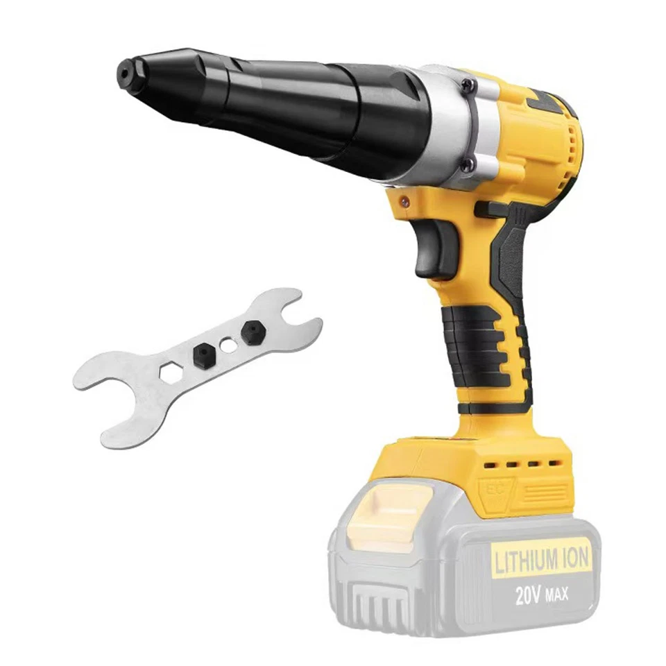 Pistola remachadora eléctrica inalámbrica Pop herramienta remachadora automática para batería DeWalt Foto 1 de 4