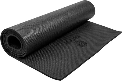 Body Sport Yoga Mat - High-Density, Non-Slip Surface with Shock 1/4, Black  - Image 1 of 4