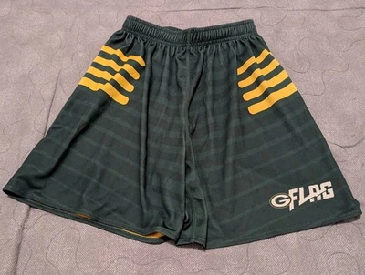 Pantalones Cortos Oficiales Green Bay Packers NFL Flag Flex Reversibles - Jóvenes Foto 1 de 4