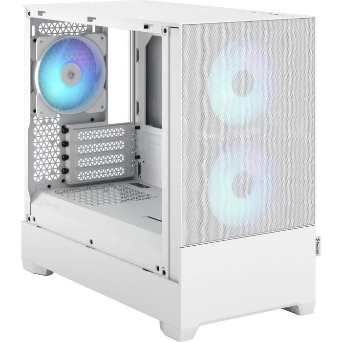 FRACTAL DESIGN Pop Mini Air RGB Blanc TG Boitier PC Micro-ATX (FD-C-POR1M-01) - Photo 1/1