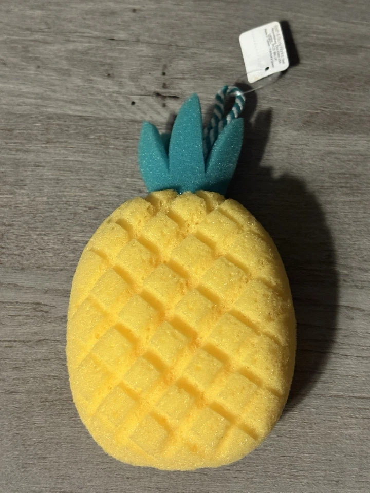 Bath and Body works губка для ванны с ананасом новая с ценниками - Изображение 1 из 1