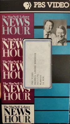 June 17, 1991 MacNeil/Lehrer Newshour  (VHS, 1991) PBS Home Video - Image 1 of 3