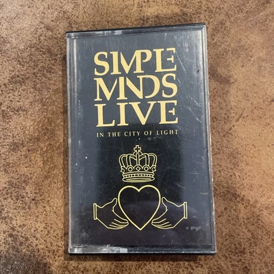 Simple Minds Live In The City Of Lights Music Cassette Tape SMDCX 1 Virgin 1987 - Image 1 of 2