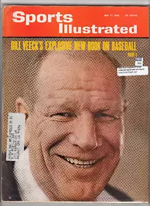 1965 5/17 Sports Illustrated revista de béisbol Bill Veeck, Medias Blancas de Chicago en muy buen estado - Imagen 1 de 1