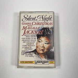 Mahalia Jackson Silent Night Gospel Christmas Album Cassette Tape Vintage - Picture 1 of 3