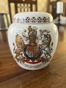 Silber Jubiläum 1977 Queen Elizabeth II feines Knochen Chinaglas Made in England - Bild 1 von 8