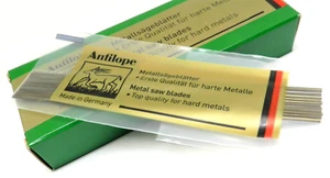 Antilope Jewelers Saw Blades #8/0 Jewelry Making Pack of 144 pcs. Made in German - Picture 1 of 7