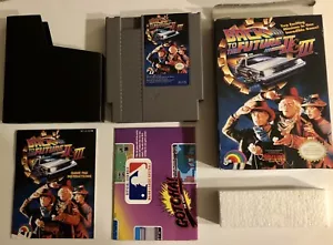 CIB Back to the Future Part II & III (NES, 1990) scatola e manuale - Foto 1 di 9