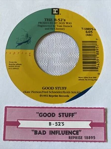 B-52's 45 Good Stuff / Bad Influence NEW unplayed Reprise single rock vinyl - Picture 1 of 3