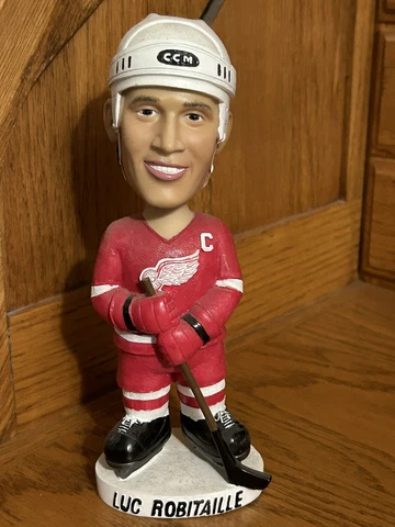 Luc Robitaille Bobblehead Detroit Red Wings Hockey SGA Vintage Cover