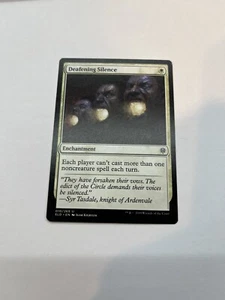 Deafening Silence 010/269 - MTG Throne of Eldraine (2019) - LP regular poco común - Imagen 1 de 2